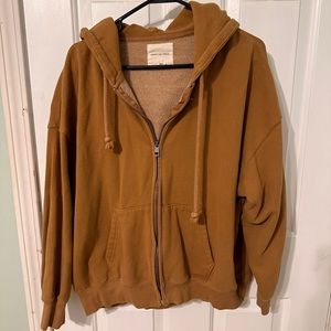 American Eagle oversized full zip hoodie